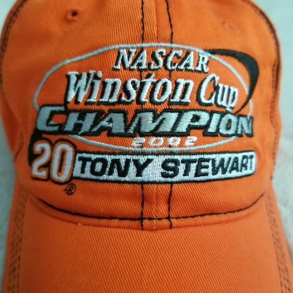 NASCAR #20 Tony Stewart 2002 Winston Cup Champion Cap Hat - Picture 4 of 12